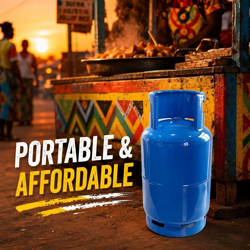 12,5 kg LPG-sylinder – fabrikk direkte til Afrika
